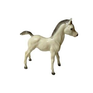 Breyer Horse #9 Joy Glossy Alabaster Proud Arabian Foal Vintage Old Mold